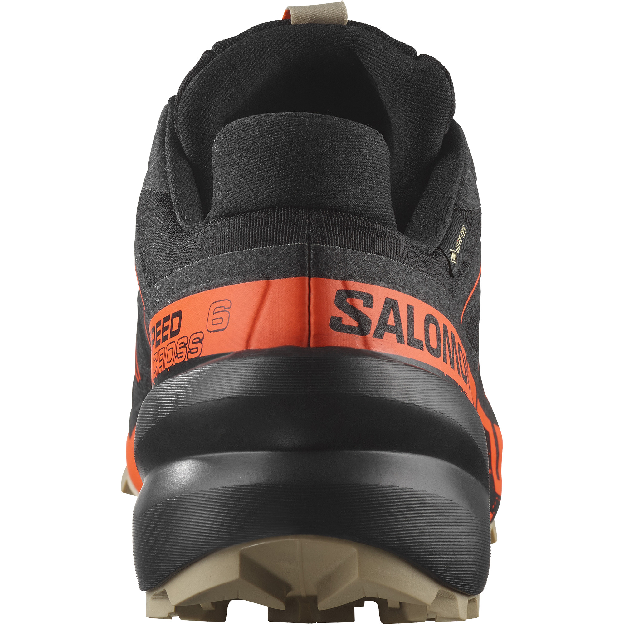 Salomon Speedcross 6 GTX - MEN black/shocking orange/white pepper