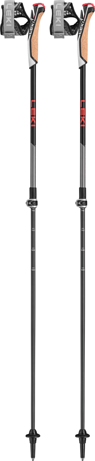 Leki Nordic Walking Instructor Lite 100-125 cm Stocklänge - dark anthracite/silvergray/white