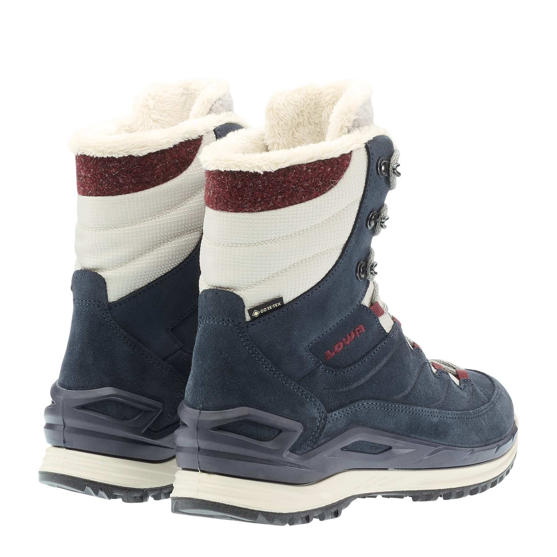 LOWA Damen Winterschuh Calceta EVO GTX Ws-navy/beige 