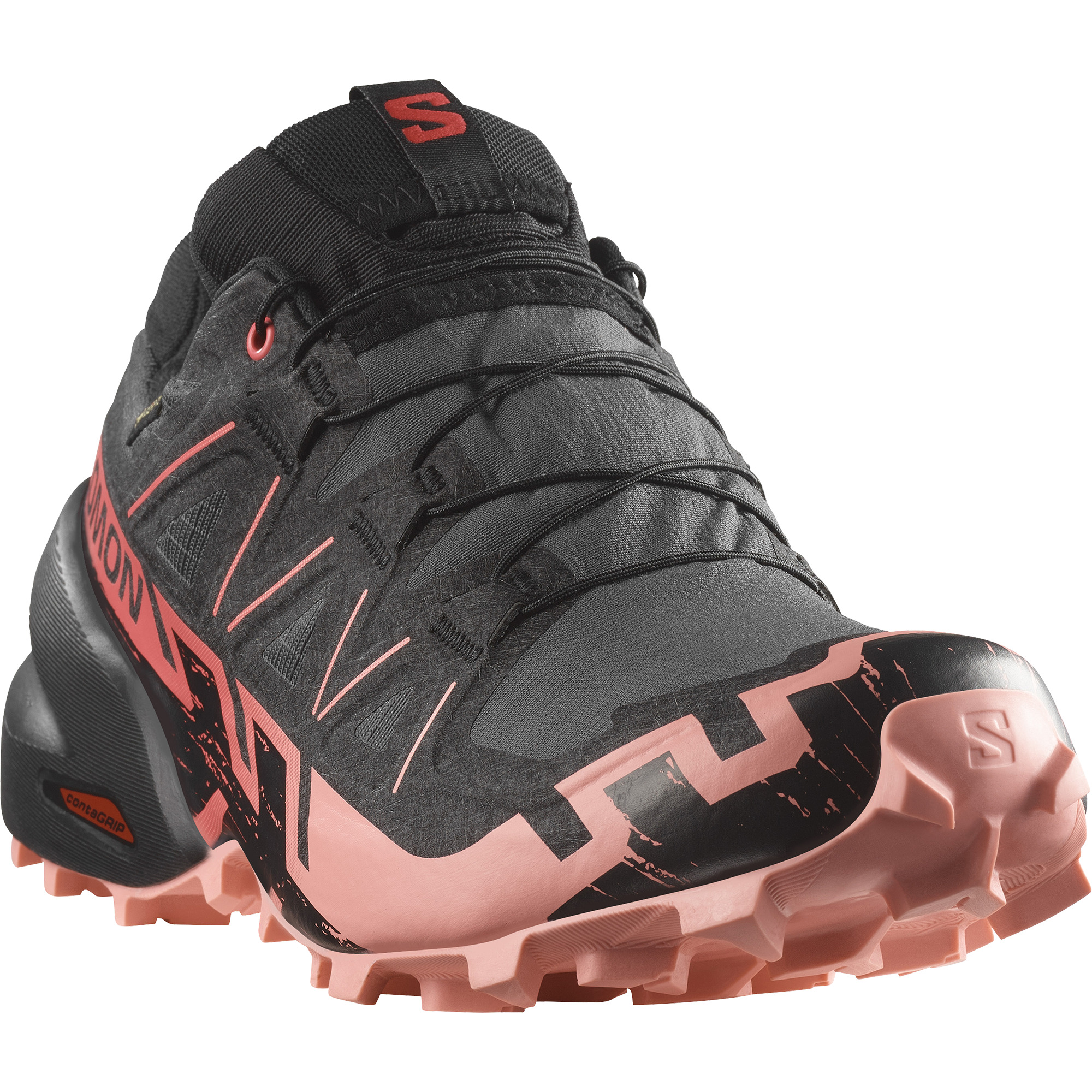Salomon Speedcross 6 GTX Women - nine iron/black/flamingo pink