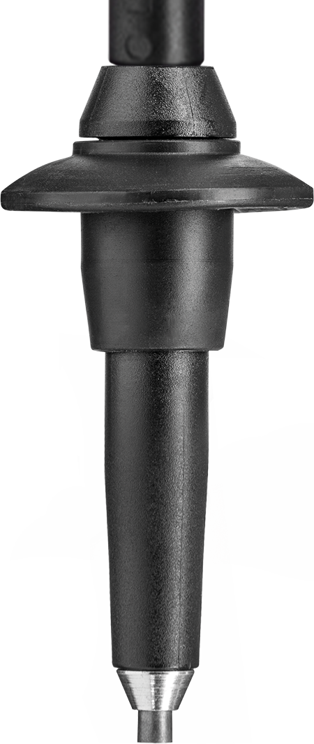 Leki Nordic Walking Traveller Alu NEU 90-130 cm Stocklänge - black-silvergray-neonyellow