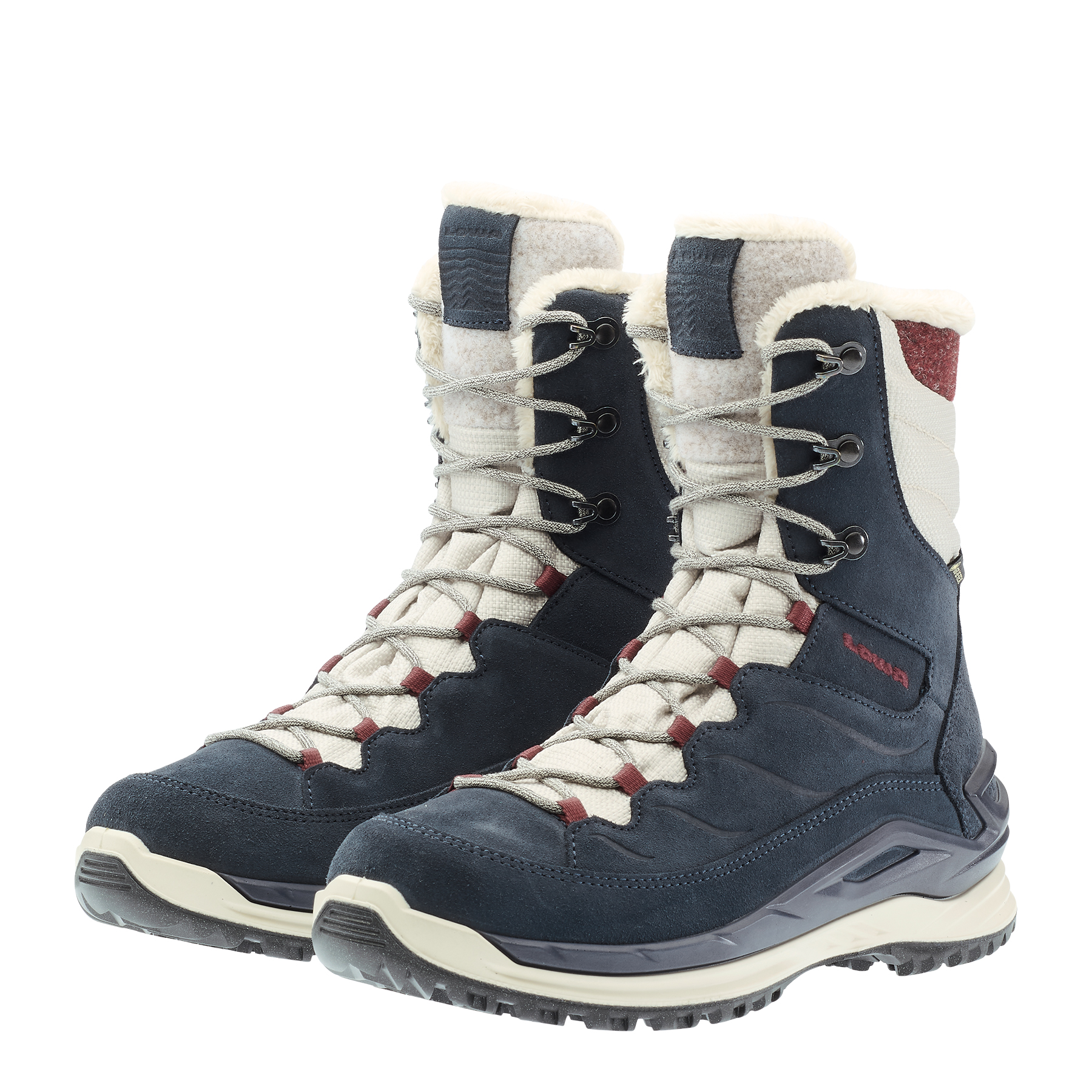 LOWA Damen Winterschuh Calceta EVO GTX Ws-navy/beige 
