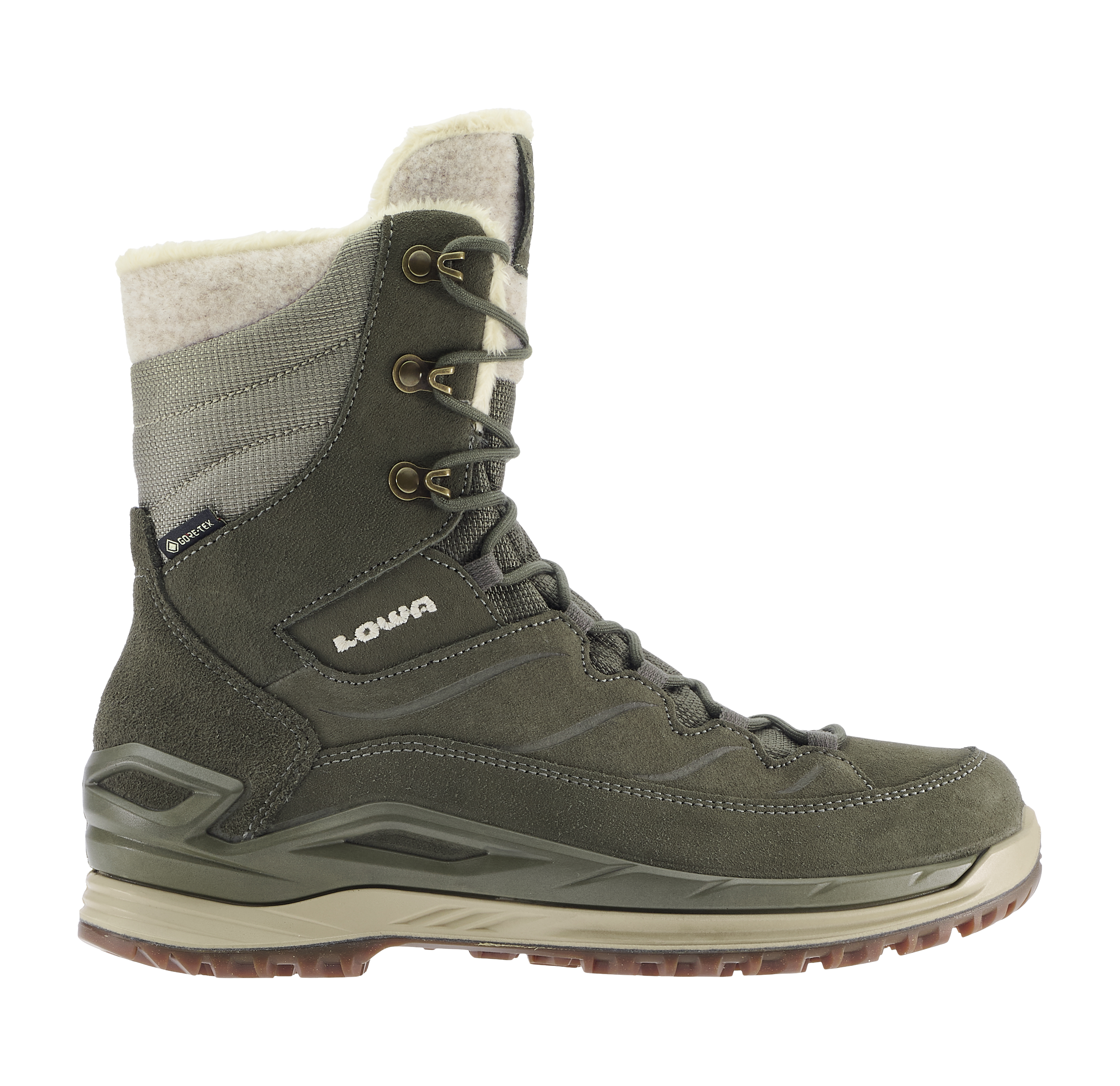 LOWA Damen Winterschuh Calceta EVO GTX Ws-oliv/sage 