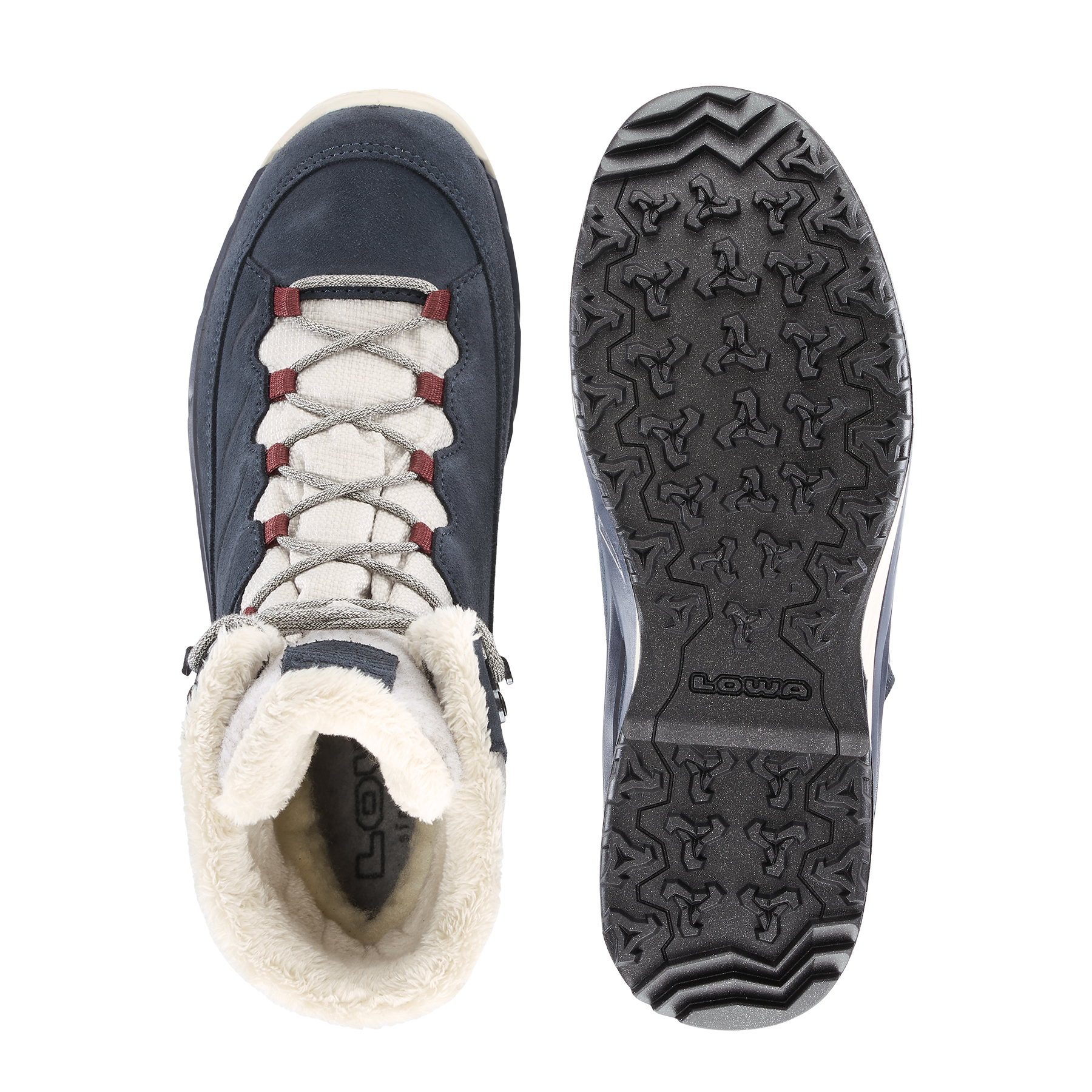 LOWA Damen Winterschuh Calceta EVO GTX Ws-navy/beige 