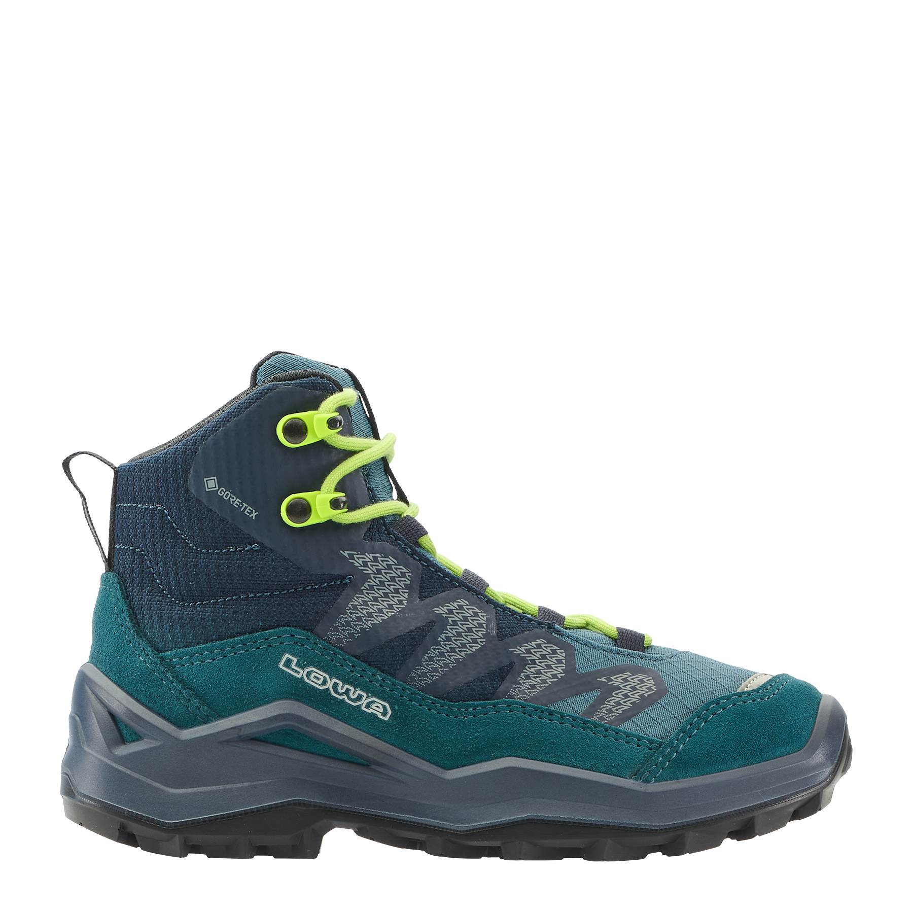 LOWA Maddox PRO GTX MID JR  - petrol/limone