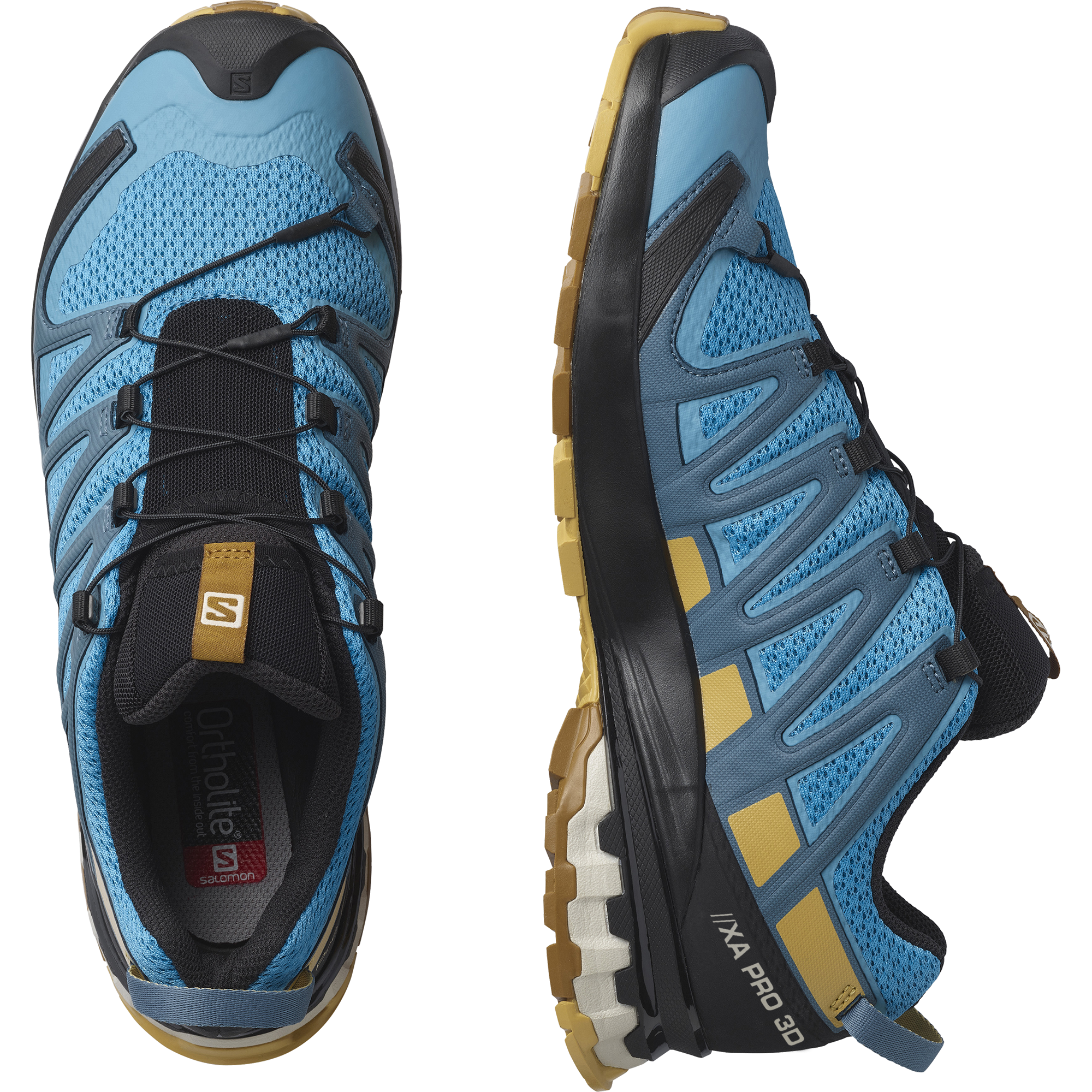 Salomon XA Pro 3D V8 - MEN - barrier reef/fall leaf/bronze brown