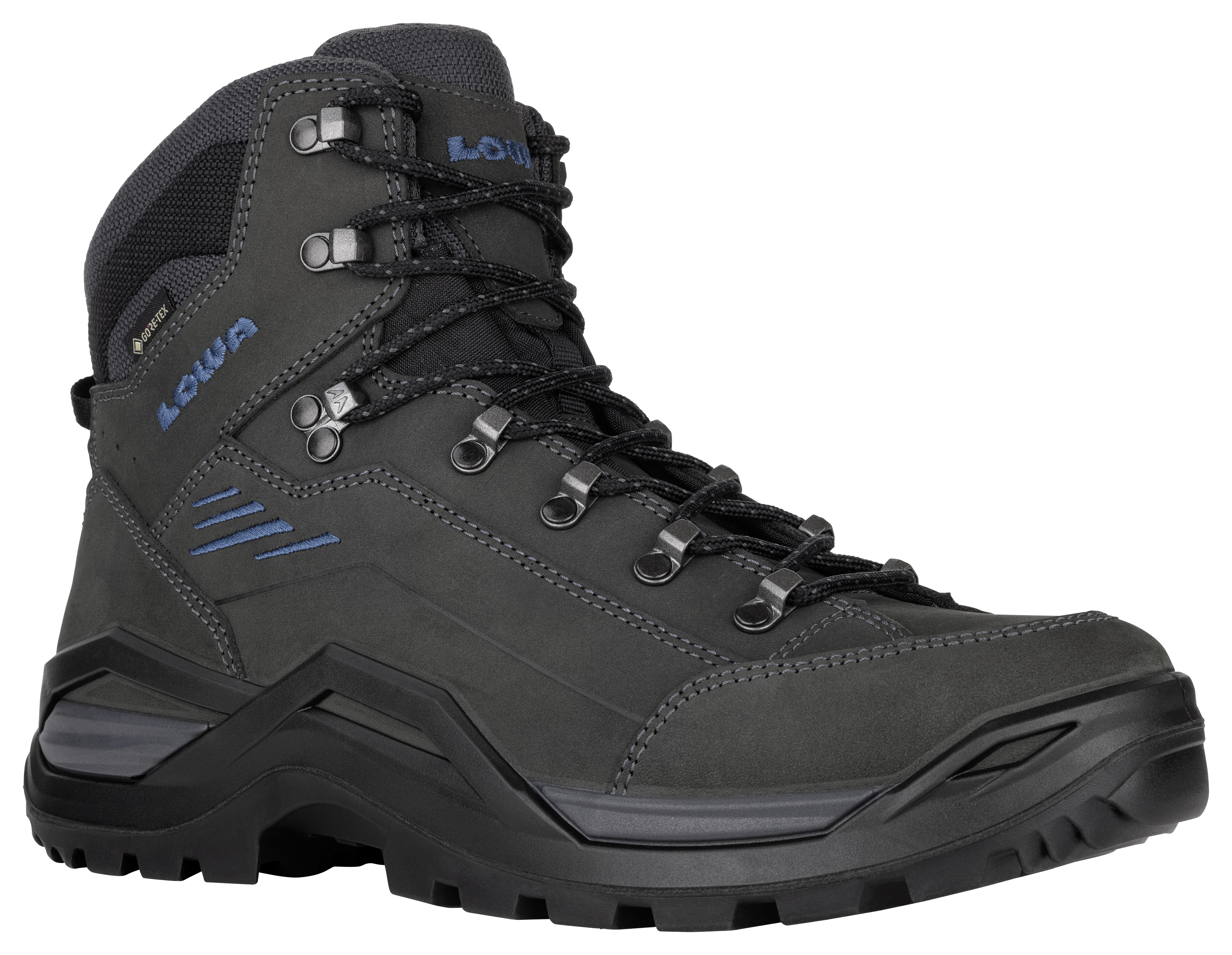 LOWA RENEGADE EVO GTX Mid - MEN -  anthrazit/stahlblau