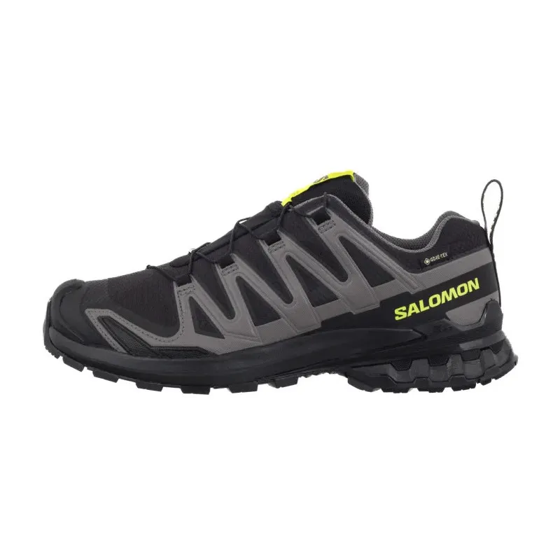 Salomon XA Pro 3D V9 GTX  - black/dark gull gray/acid lime