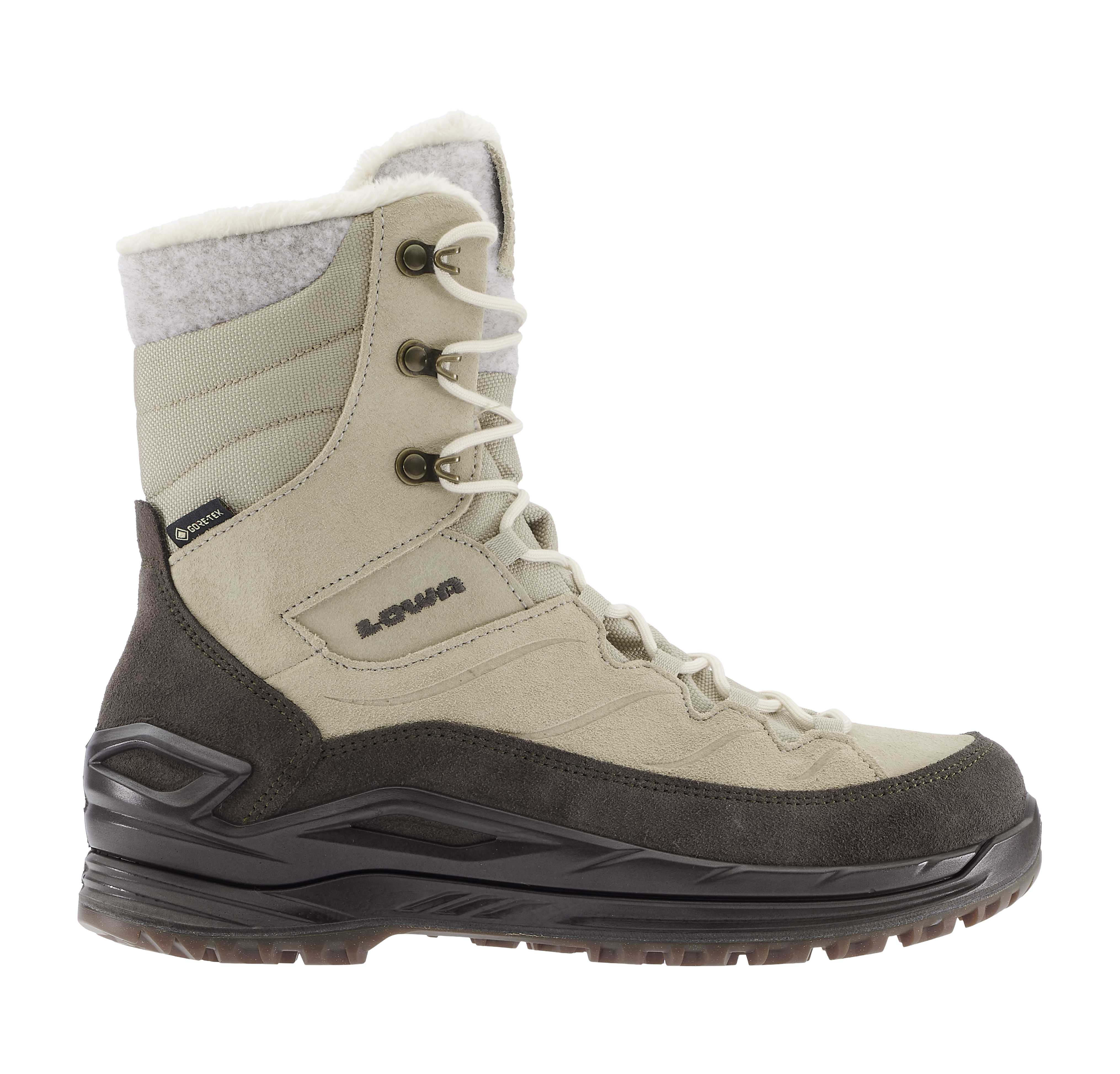 LOWA Damen Winterschuh Calceta EVO GTX Ws- beige/braun